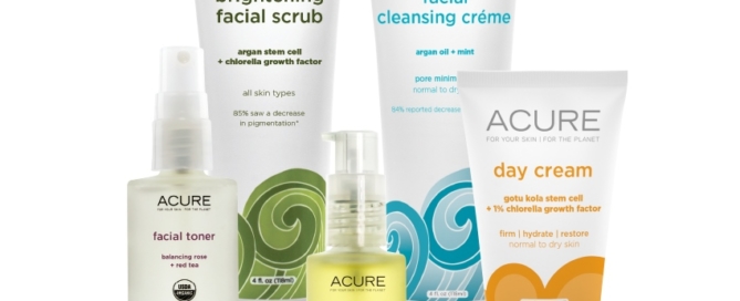 Acure skincare for cancer